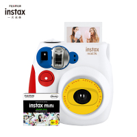 富士(FUJIFILM)INSTAX 立拍立得 一次成像胶片相机 入门款 mini7c 三原色 套餐三(含50张相纸)
