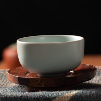 东道 汝窑 套装茶具 天乐壶组 一壶三杯 开片可养 天青色 色釉 陶瓷 其他
