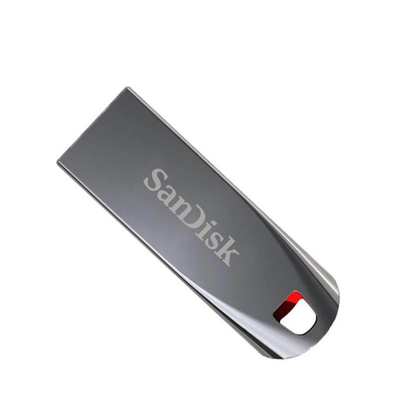 闪迪(SanDisk) 酷晶(CZ71) 16G金属迷你创意U盘 银灰色