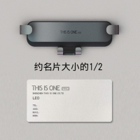 博利良品车载手机支架 出风口重力感应导航支架 车内隐形伸缩卡扣式金属手机夹汽车用品 BL108曜岩黑