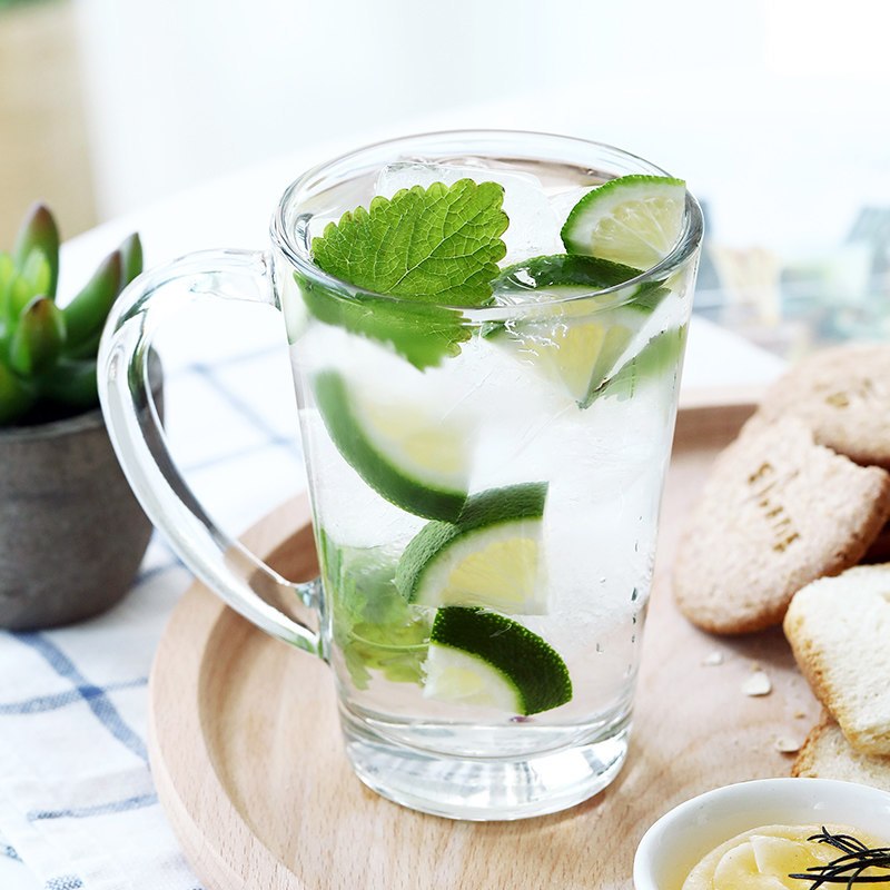 libbey利比玻璃杯子330ml咖啡杯热饮杯牛奶杯茶杯透明杯子单支装