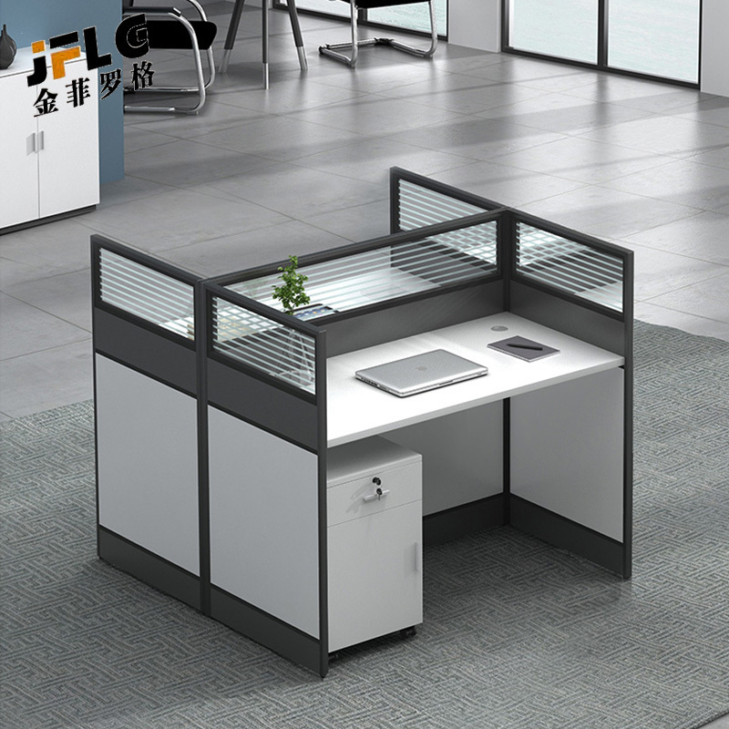 苏宁 金菲罗格 办公家具 办公桌屏风卡座职员桌高清大图