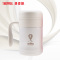 膳膳魔师(THERMOS)女神保温杯 TCMG-370 牛奶白370ML有把手大咖杯/304不锈钢保温杯/水杯/杯子通用