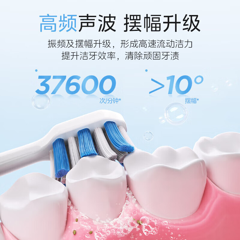 美的电动牙刷YS7海盐蓝高清大图