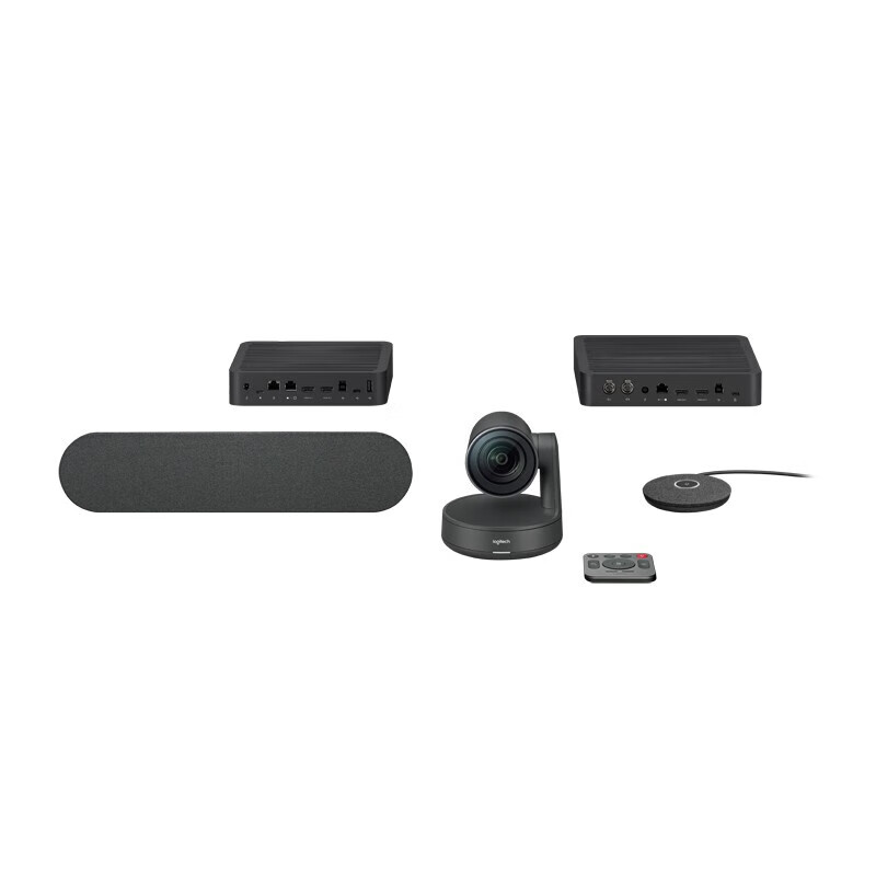 罗技(Logitech) CC5000e 商务高清视频会议摄像头带麦克风扬声器4K超高清15倍无损变焦