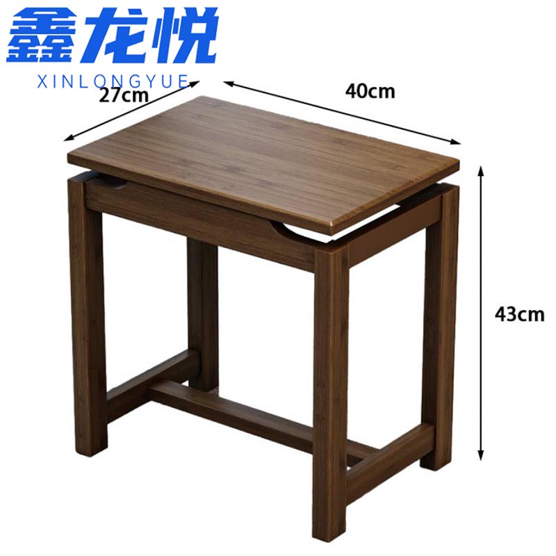鑫龙悦凳子木质把高清大图