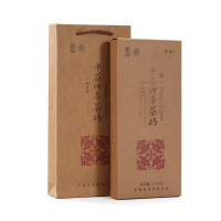 中粮中茶牌 湖南安化黑茶 百年木仓 四喜福禄寿喜紧压黑茶砖 4片/套