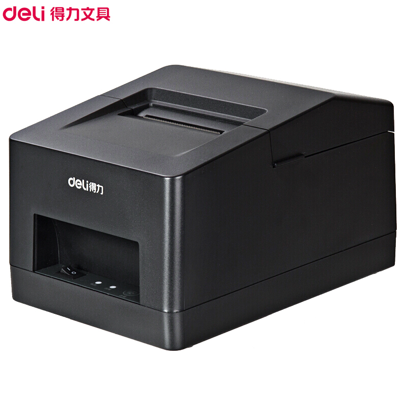 得力(deli)DL-581PW热敏票据打印机无线蓝牙外卖打印机接单机外卖单收银机 58mm小型热敏条形码小票机