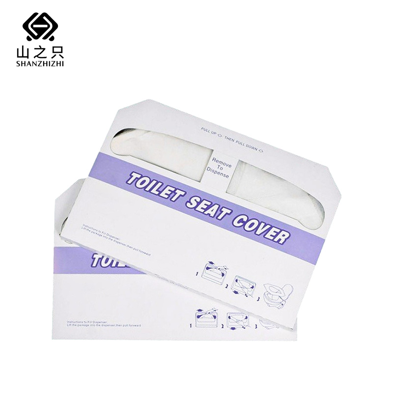 山之只 一次性原木浆马桶垫坐垫纸 14g250张/盒高清大图