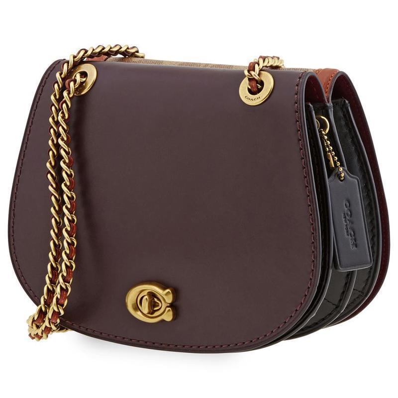 [官方正品]蔻驰(coach)女包2022新款 链条包百搭 gg标识 经典经验复古