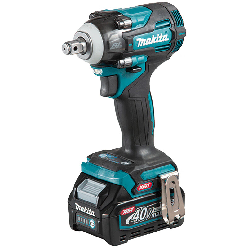 牧田(MAKITA)TW004GA201 电动扳手充电式冲击扳手风扳风炮机锂电池40V无刷 1/2英寸2AH两电一充高清大图