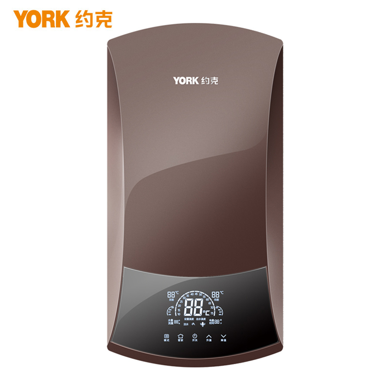 约克(YORK)YK-S9-25速热式电热水器25L双胆速热 智能恒温家用淋浴洗澡热水器5500W高清大图