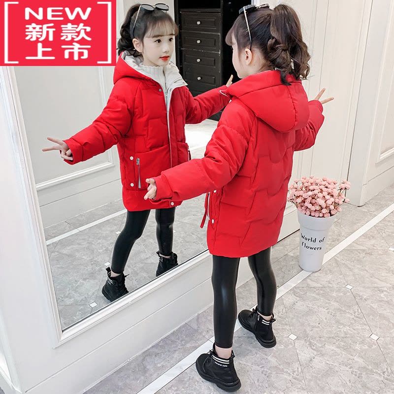 可莉允女童棉服冬装2022新款洋气大儿童韩版秋冬季棉袄女孩羽绒外套棉衣图片