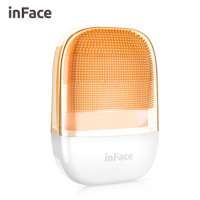 inFace小米声波洁面仪洗脸仪毛孔清洁美容仪 活力橙 柔软硅胶声波震动 温和祛痘深层清洁 改善毛孔粗大