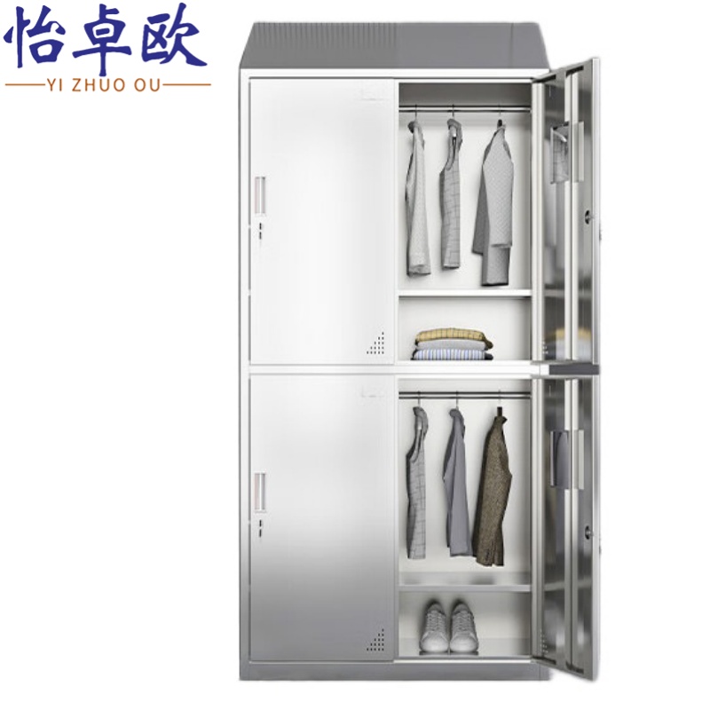 怡卓欧不锈钢衣柜二门高清大图