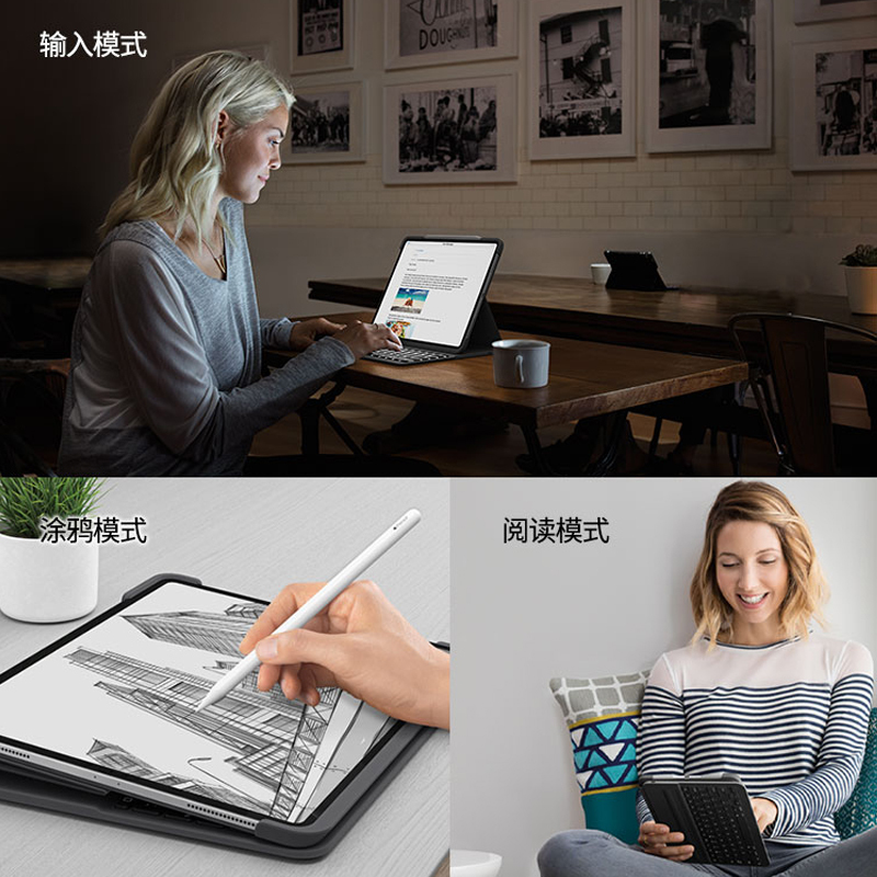 罗技(Logitech) ik1274 键盘套 Slim Folio Pro 12.9英寸