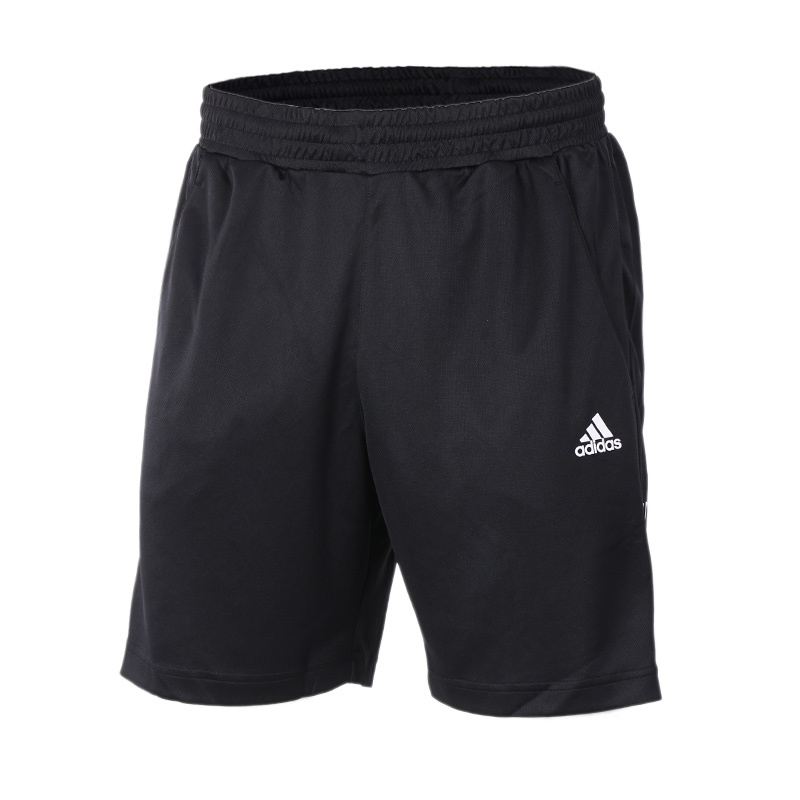 Adidas阿迪达斯男裤运动裤休闲针织透气跑步训练短裤五分裤D84687