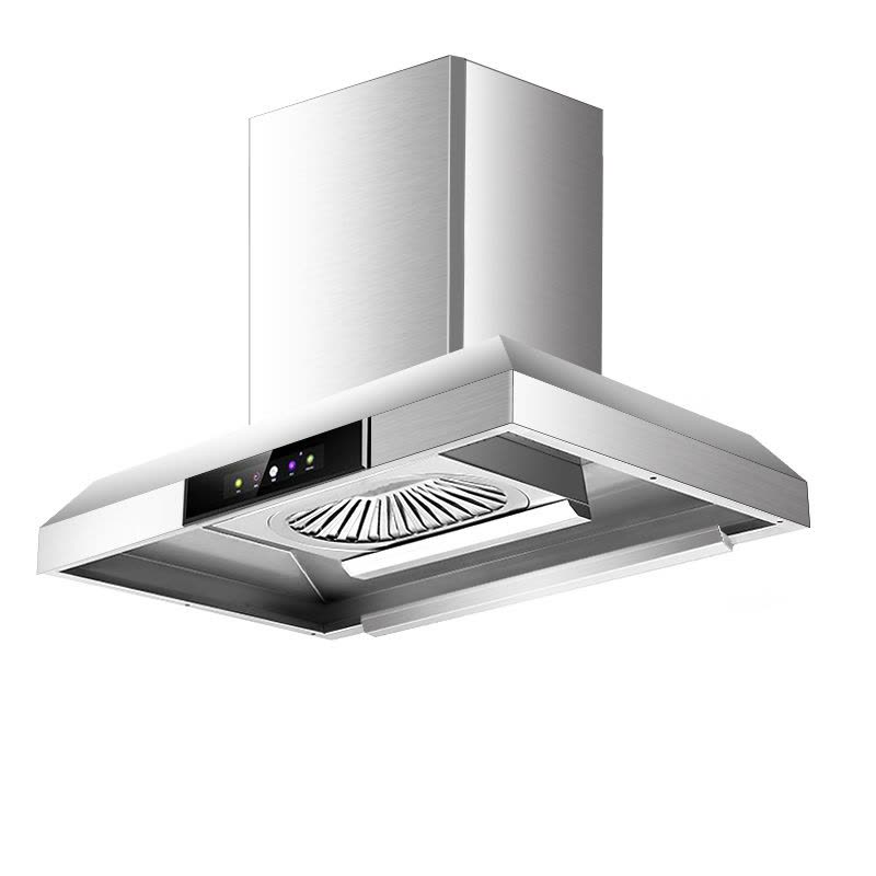 欢呼好太太[变频+油电分离]45立方大吸力饭店农村土灶柴火灶抽油烟机顶吸式商用酒店油烟机1米 自行安装SYYJ01图片