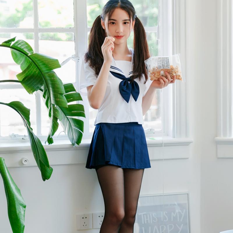 情趣内衣服制服诱惑sm骚性感清纯学生妹校服水手短裙女仆激情套装