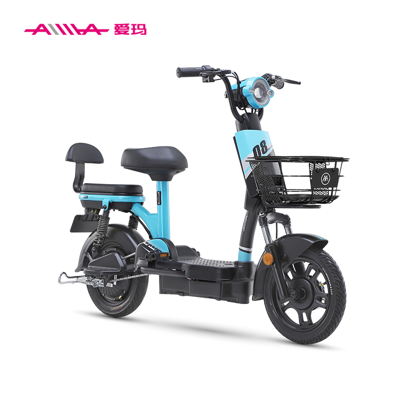 爱玛(AIMA)皮卡丘2.0 电动自行车 48V12AH 铅酸电池 时尚休闲电动自行车
