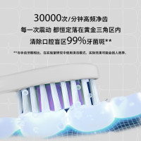 飞利浦(PHILIPS) 电动牙刷 SPA水疗刷S5 成人情侣款送男女友礼物5种模式柔力亮白又护龈HX2491/01白