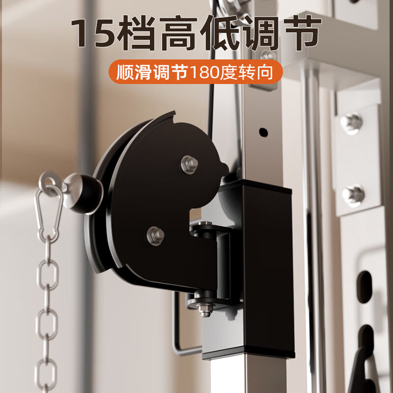 康斯特龙门架史密斯机综合训练器 150kg片+凳+杆高清大图