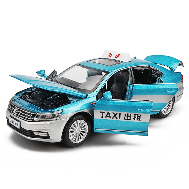 出租车模型儿童玩具车合金的士车开仿真汽车模型上海回力车模上海出租