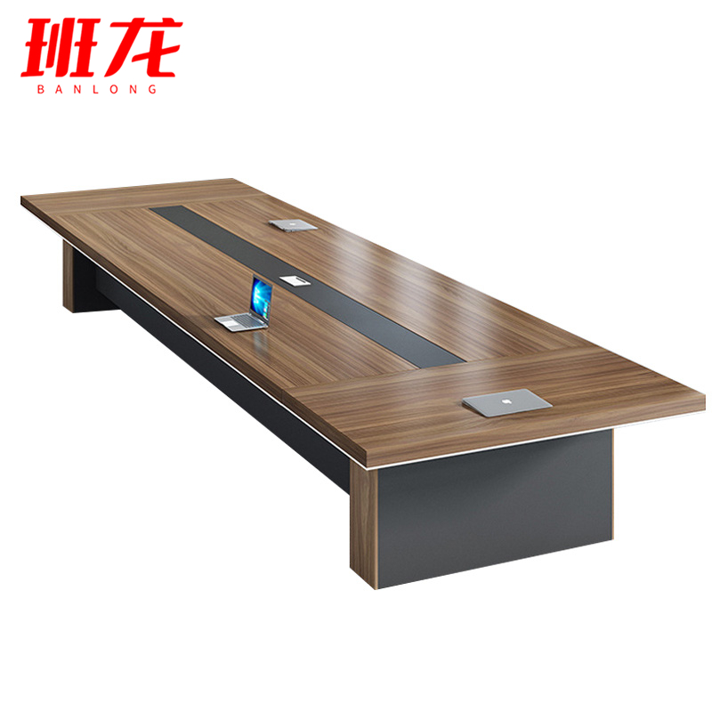 班龙会议桌3.0米木质张高清大图