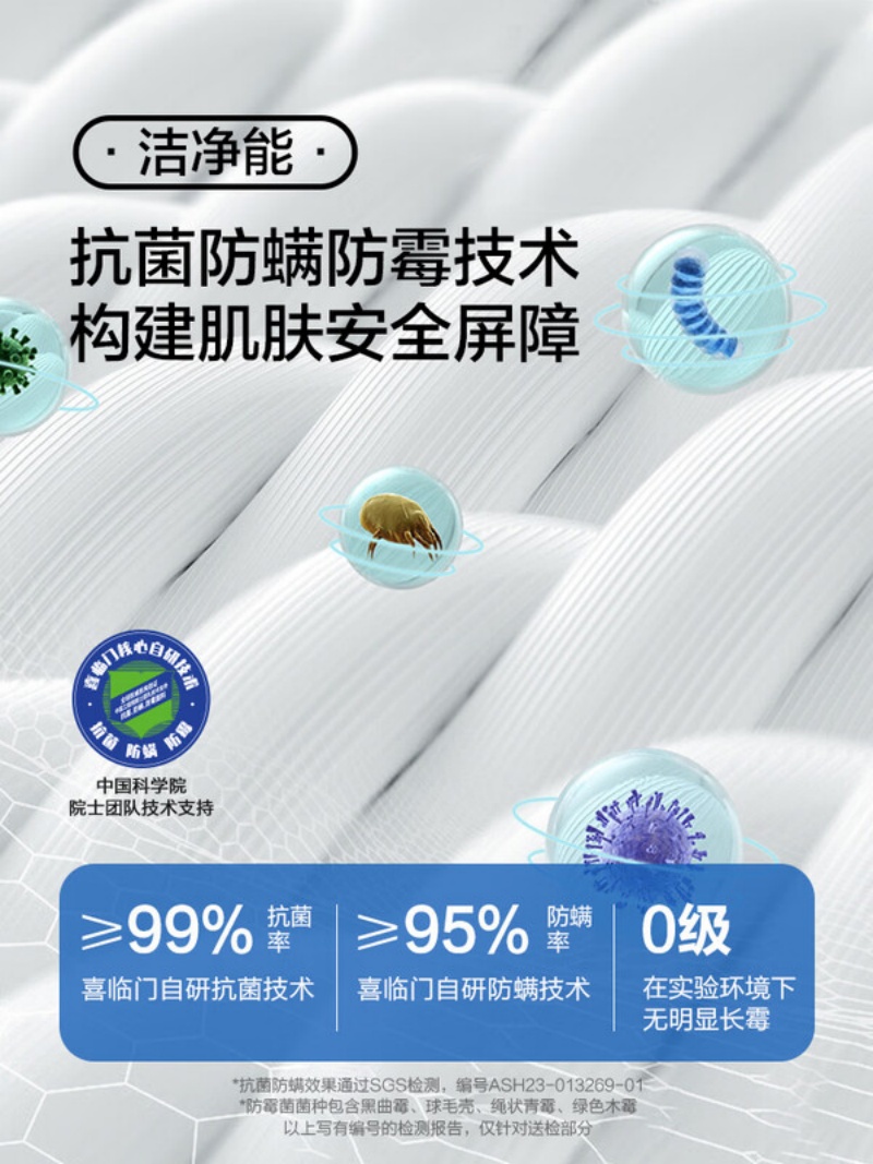 城市爱情喜临门 - CM003 乳胶床垫席梦思独袋轻音弹簧床垫软硬适中高清大图