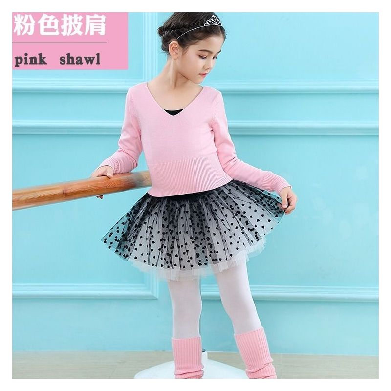 秋冬季儿童舞蹈服装练功服女童考级服中国舞服长袖芭蕾舞蓬蓬纱裙