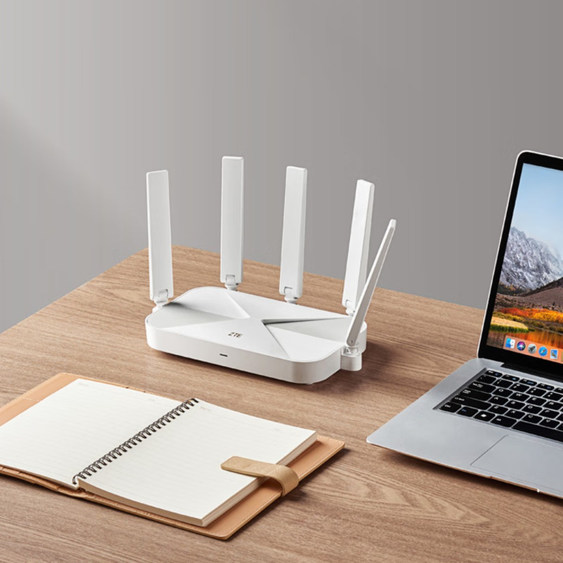 中兴(ZTE)巡天 AX3000满血WIFI6千兆无线家用路由器 自研双核主芯片 5G双频穿墙王wifi路由 Mesh
