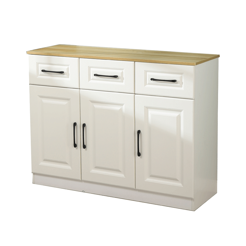 三金鑫 餐边柜北欧现代简约厨房碗柜板式置物架茶水柜客厅边柜储物柜图片