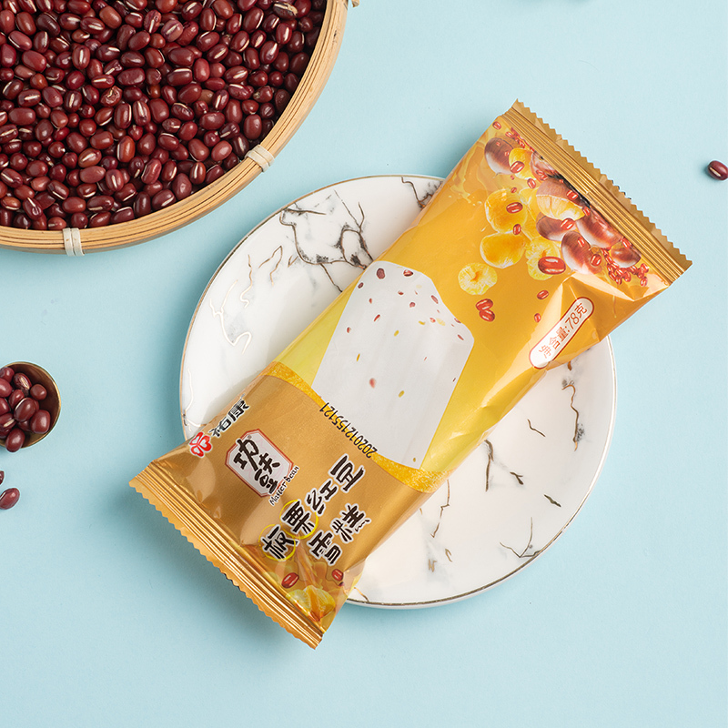 新品佑康冷饮功夫豆板栗红豆雪糕30支棒冰棒冷饮家庭装批发