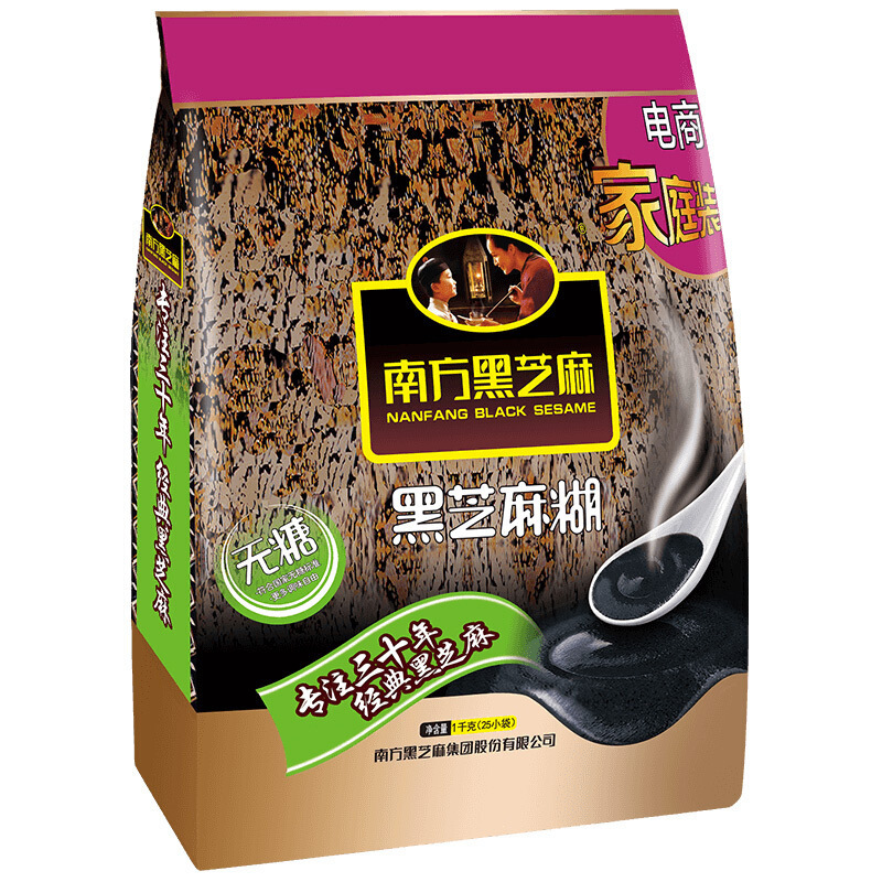 南方无糖黑芝麻糊原味560g