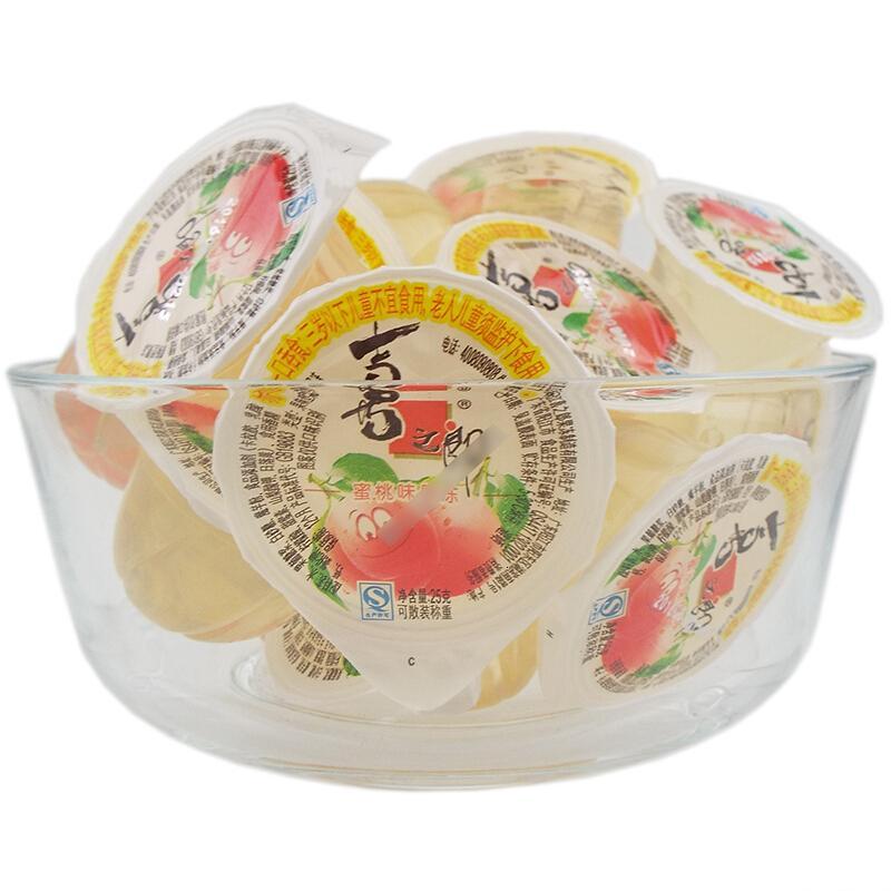 喜之郎果冻/布丁 喜之郎 水蜜桃味水果果冻 1500g 散装可选 六一儿童