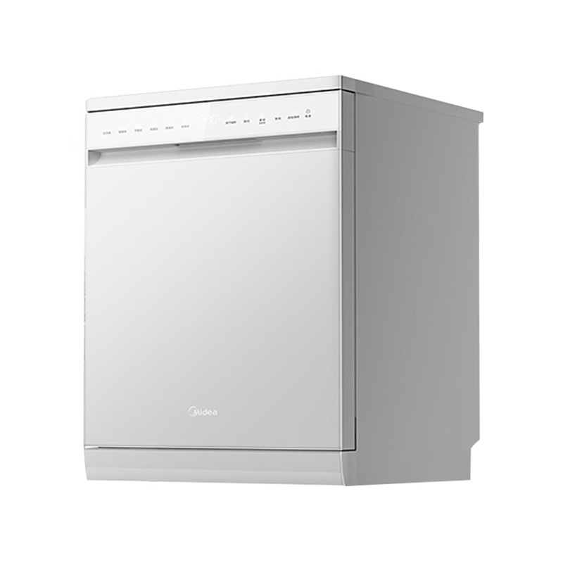 美的RX600SMax 全嵌入式洗碗机家用全自动白色 15套大容量105℃热风烘干四星单独消毒一级水效高清大图