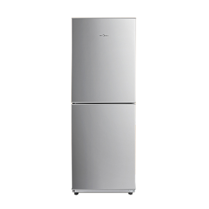 美的(Midea)BCD-176M 直冷实用双开门家用电冰箱 节能小冰箱 星际银