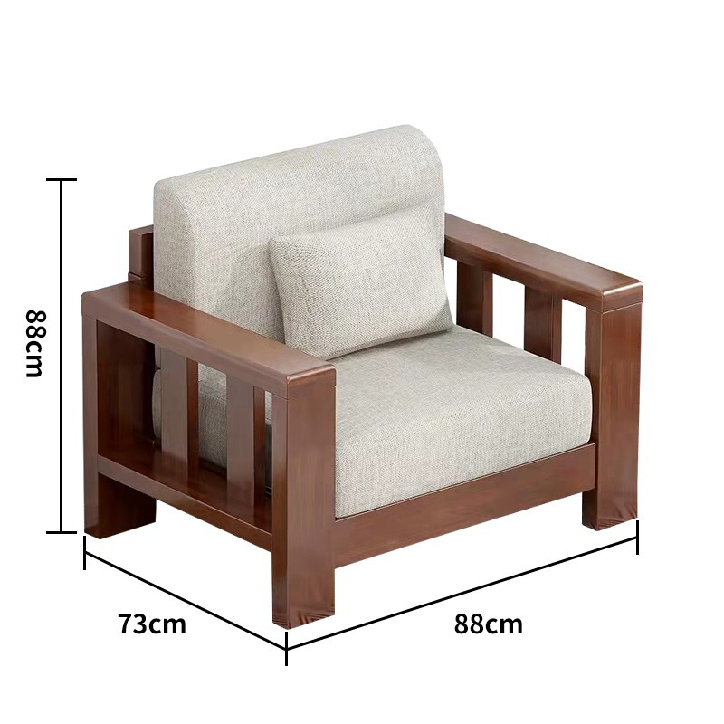 单人沙发三圣W24 88*73*88cm高清大图