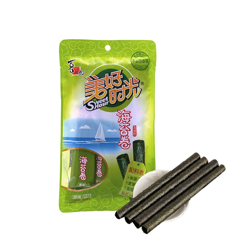 喜之郎 美好时光 11g原味海苔卷 健康零食