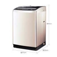 三洋（SANYO）DB90577BXS 9公斤直驱变频波轮洗衣机全自动 家用大容量 全模糊控制 洗脱一体机
