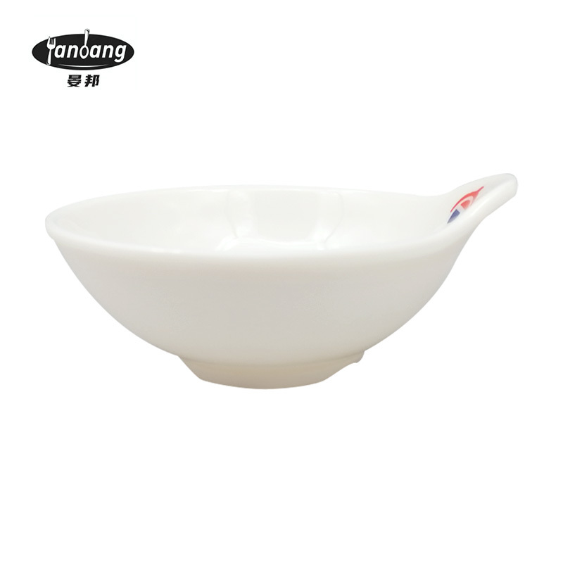 晏邦 密胺餐具 小口碟 3.7寸 104*94*35mm 1个