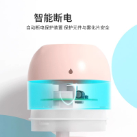 征集买家秀!纳丽雅(Naliya)加湿器小型usb便携式办公室桌面家用卧室学生宿舍简易空气车载_七彩氛围灯加湿奶油白