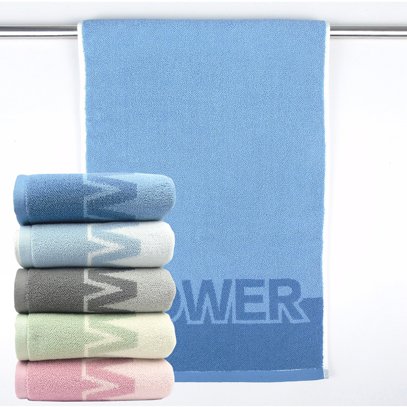 莺歌 A类纯棉素色毛巾两条装75*35(±2)cm*2(颜色随机) 盒高清大图