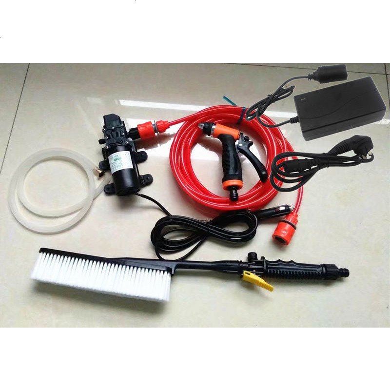 小型12V车载洗车器 便携高压电动汽车洗车机车用 自助家用洗车泵