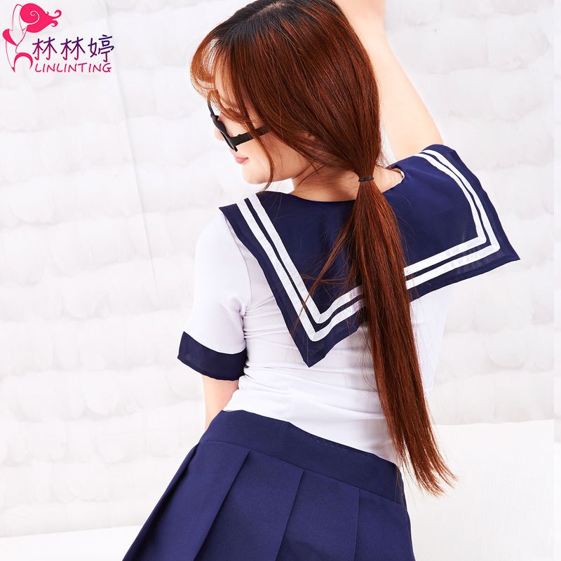外贸高校大学生情趣内衣学生装制服诱惑清纯学生妹制服诱惑套装角色扮演护士制服诱惑套装白色酒店护士装制服诱惑夜店情趣内衣
