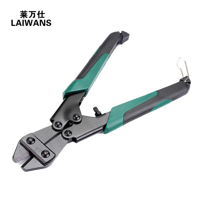 莱万仕断线钳8寸鹰嘴钳电缆钢筋剪刀钢丝剪钳钢筋钳子8寸把