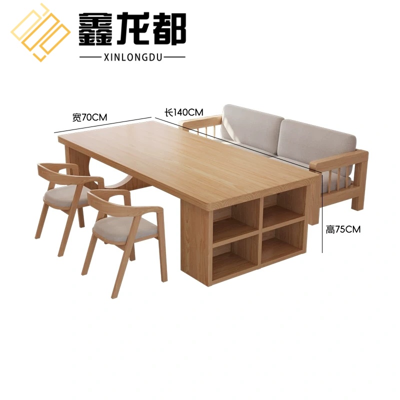 鑫龙都 书桌 1.4米含椅凳 套高清大图