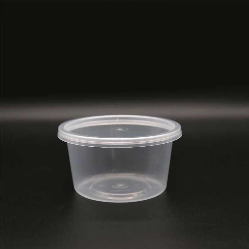 儵忽 一次性密封盖酱料杯打包盒 RY-600ml 600ml(透明)500套/ 1箱