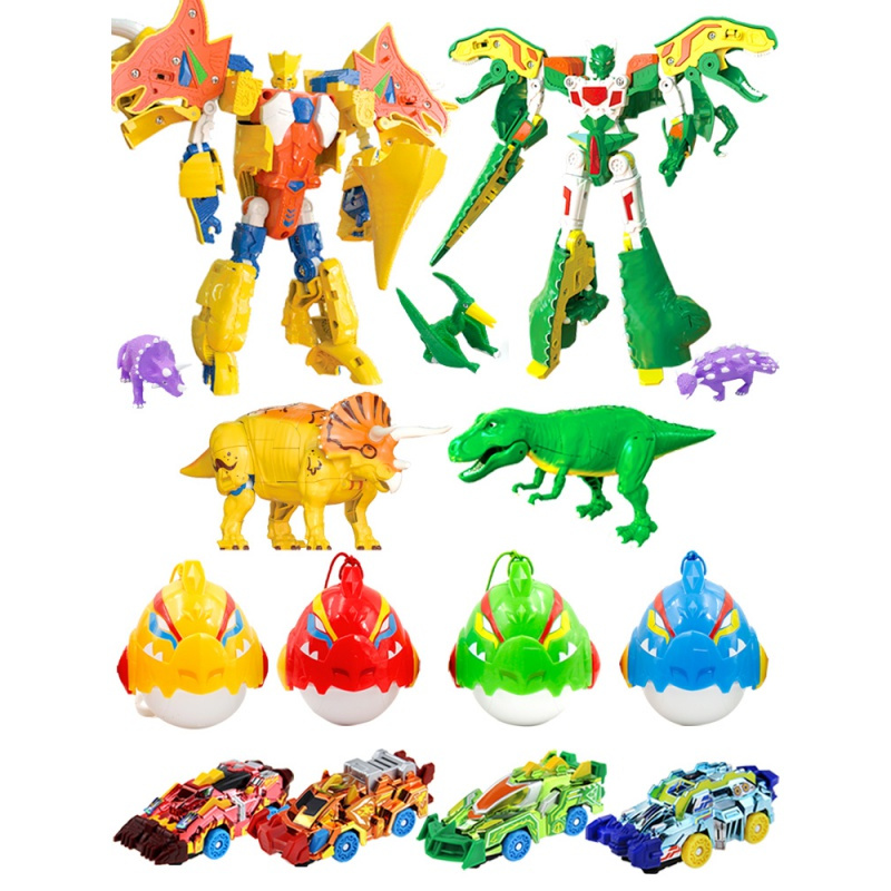 正版心奇爆暴龙战车2机甲战龙爆裂特小恐龙蛋新奇变形霸王龙玩具12代