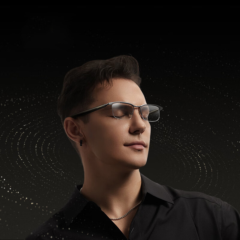 界环 AI智能眼镜特别版 钛眉框款高清大图